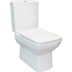 Унитаз компакт Della Quattro с сиденьем Slim микролифт Click-up (DE551090014)