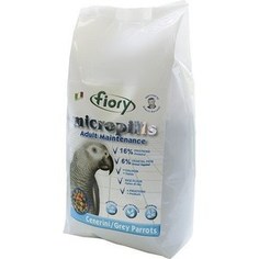 Корм Fiory Micropills Adult Maintenance Cenerini/Grey Parrots корм для серых африканских попугаев 1,4кг