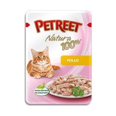 Паучи Petreet Natura Chicken курица для кошек 85г