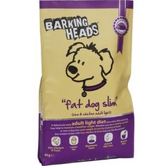 Сухой корм BARKING HEADS Adult Dog Fat Dog Slim Light Diet with Chicken & Rice с курицей и рисом худеющий толстячок для собак 6кг (0209/18129)