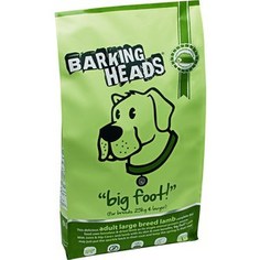Сухой корм BARKING HEADS Adult Dog Large Breed Big Foot For Breeds 25kg & Larger with Lamb с ягненком и рисом для собак крупных пород 18кг (244/18122)