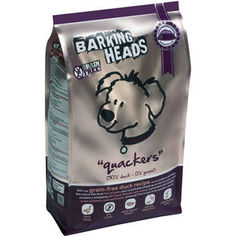 Сухой корм BARKING HEADS Adult Dog Quackers Grain-Free Duck Recipe беззерновой с уткой и бататом для собак 6кг (1145/18153)