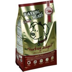 Сухой корм BARKING HEADS Adult Dog Turkey Delight Grain Free Turkey беззерновой с индейкой и бататом для собак 2кг (1282/18147)