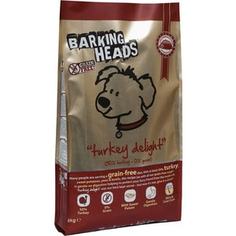 Сухой корм BARKING HEADS Adult Dog Turkey Delight Grain Free Turkey беззерновой с индейкой и бататом для собак 6кг (1299/18148)