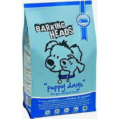 Сухой корм BARKING HEADS Puppy Days with Chicken & Salmon с курицей и лососем для щенков 2кг (0155/18096)