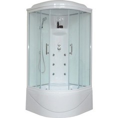 Душевая кабина Royal Bath 90х90х217 стекло белое/прозрачное (RB90BK3-WT)