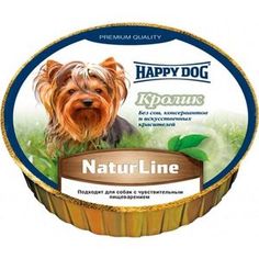 Консервы Happy Dog Natur Line кролик для собак 85г (71499)