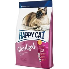 Сухой корм Happy Cat Adult Sterilised For Neutered Cats с мясом птицы для стерилизованных кошек 1,4кг (70236)