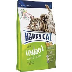 Сухой корм Happy Cat Adult Indoor Farm Lamb пастбищный ягненок для взрослых домашних кошек 1,4кг (70206)