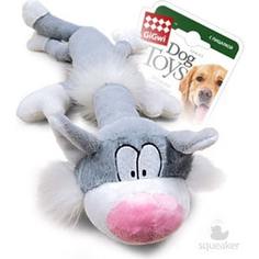 Игрушка GiGwi Dog Toys Squeaker кот с большой пищалкой для собак (75227)