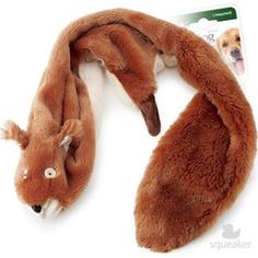 Игрушка GiGwi Dog Toys Squeaker белка с 2-мя пищалками для собак (75283)