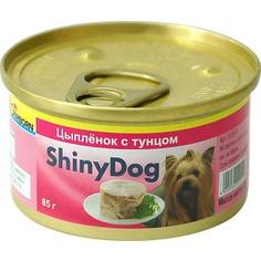 Консервы Gimborn ShinyDog цыплёнок с тунцом для собак 85г (510279/510514)