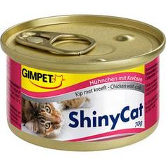Консервы Gimborn Gimpet ShineCat Chicken with Crab цыпленок с крабом для кошек 70г (413334)