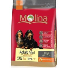 Сухой корм Molina Adult Mini с птицей для взрослых собак мелких пород весом до 10кг 7,5кг (650944)