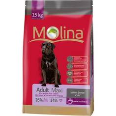 Сухой корм Molina Adult Maxi с птицей для взрослых собак крупных и гигантских пород весом более 25кг15кг (650999)