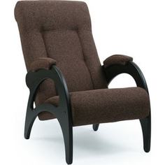 Кресло для отдыха Мебель Импэкс Комфорт Модель 41-венге б/л каркас венге, обивка Malta 15 А
