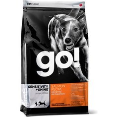 Сухой корм GO! Dog SENSITIVITY+SHINE Salmon Recipe с лососем для щенков и собак с чувствительным пищеварением 5,45кг (10090)