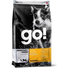 Сухой корм GO! Dog SENSITIVITY+SHINE Duck Recipe с уткой для щенков и собак с чувствительным пищеварением 5,45кг (10094)