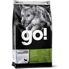 Сухой корм GO! Dog LIMITED INGREDIENT DIET Grain+Gluten Free Turkey Recipe беззерновой,без глютена с индейкой для взрослых собак 2,72кг (13845)