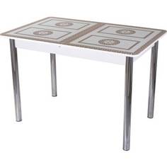 Стол со стеклом Домотека Гамма ПР (БЛ ст-71 02)