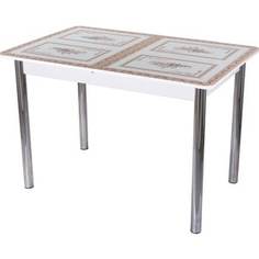 Стол со стеклом Домотека Гамма ПР (БЛ ст-72 02)