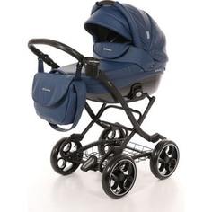 Коляска Mr Sandman Maestro (2 в 1) 100% Эко кожа Темно-Синий (KMSM100-073106)