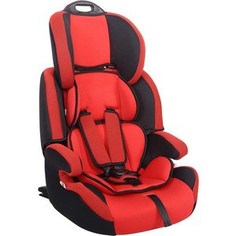 Автокресло Siger Стар ISOFIX красный, 1-12 лет, 9-36 кг, группа 1/2/3