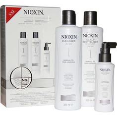 NIOXIN Набор XXL (Система 1) 300мл+300мл+100мл Шампунь, кондиционер и маска