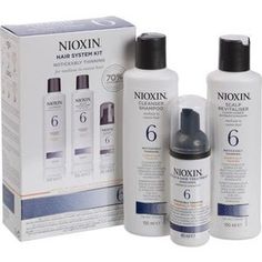 NIOXIN Набор (Система 6) 150мл+150мл.+40мл. Шампунь, кондиционер и маска