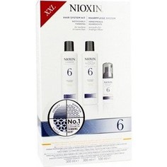 NIOXIN Набор XXL (Система 6) 300мл+300мл+100мл Шампунь, кондиционер и маска