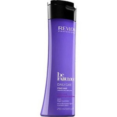 Revlon Professional Be Fabulous Daily Care Fine Hair Lightweight Shampoo Ежедневный уход для тонких волос очищающий шампунь 250 мл
