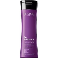 Revlon Professional Be Fabulous Hair Recovery Keratin Shampoo Восстановление волос очищающий шампунь с кератином 250 мл