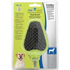 Щетка-насадка FURminator FURflex Dual Brush All Dogs with Short or Silky Hair двухсторонняя для собак с короткой шерстью