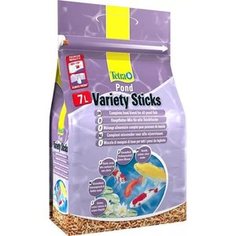 Корм Tetra Pond Variety Sticks Complete Food Blend for All Pond Fish смесь трёх видов палочек для прудовых рыб 7л