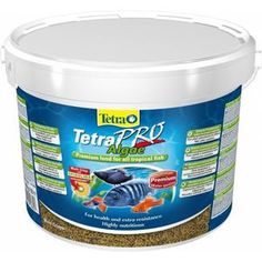 Корм Tetra TetraPro Algae Crisps Premium Food for All Tropical Fish чипсы со спирулиной для всех видов тропических рыб 10л