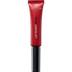 LOREAL PERFECTION Infaillible Помада жидкая матовая тон 204 Истинный красный