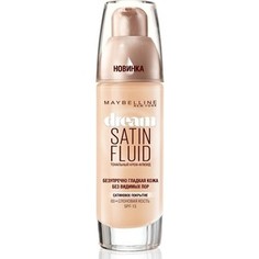 MAYBELLINE Тональный крем Dream Satin Fluid тон 003 Слоновая кость
