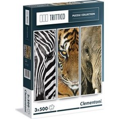 Пазл Clementoni Trittico Животные 3х500 (39307 )