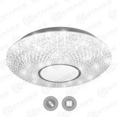 Управляемый светодиодный светильник Estares AKRILIKA 60W R-510-CLEAR/WHITE-220-IP20