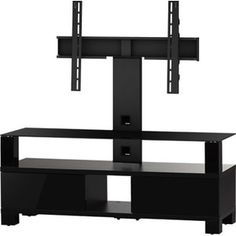 Тумба под телевизор Sonorous LB 1123 HBLK-BLK