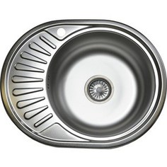 Кухонная мойка Pegas 57х45 0,6 левая, матовая (5745W L мт)