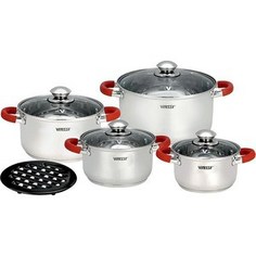 Набор посуды из 9 предметов Vitesse (VS-9017)