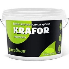 Краска в/д KRAFOR фасадная 14кг.