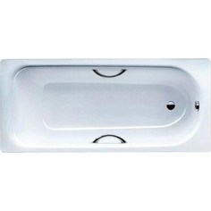 Стальная ванна Kaldewei Saniform Plus Star 170х75 Easy-Clean с отверстиями для ручек (133600013001)