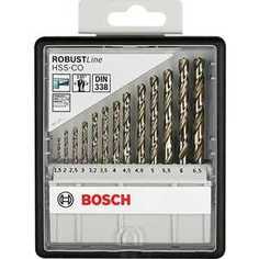Набор сверл по металлу Bosch 1.5-6.5мм 13шт HSS-CO Robust Line (2.607.019.926)