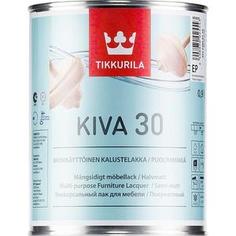 Лак для мебели TIKKURILA Kiva 30 ( Кива ) полуматовый база EC 2.7л.