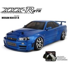 Модель раллийного автомобиля MST XXX-R NISSAN R34 GT-R 4WD RTR масштаб 1:10 2.4G