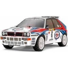 Модель шоссейного автомобиля Tamiya XBS Lancia Delta White 4WD RTR масштаб 1:10 2.4G