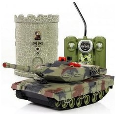 Радиоуправляемый танковый бой Huan Qi HQ550A масштаб 1:24 RTR 40MHz