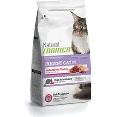 Сухой корм Trainer Natural Exigent Cat with Beef & Fresh Chicken с говядиной и свежей курицей для привередливых кошек 1,5кг